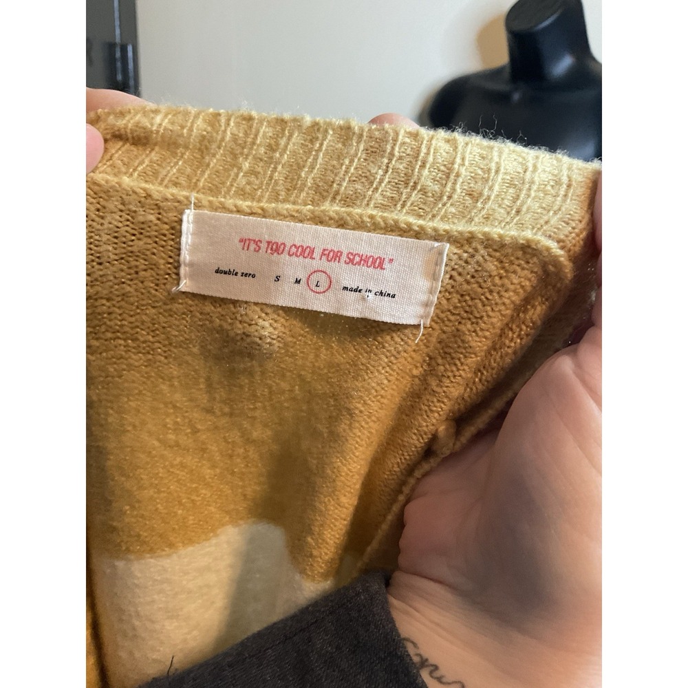 It's Too Cool For School Sweater - Size Large View 6